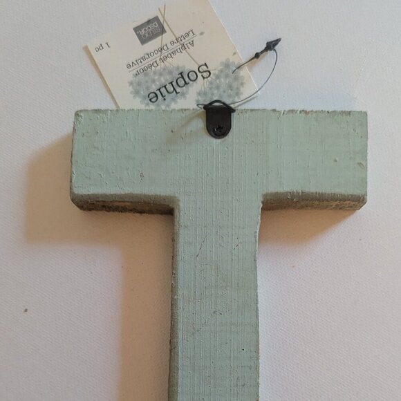 NWT Rustic Letter 'T' Wood Sign Distressed Farmhouse Michael's Home Wall Decor - Picture 6 of 9